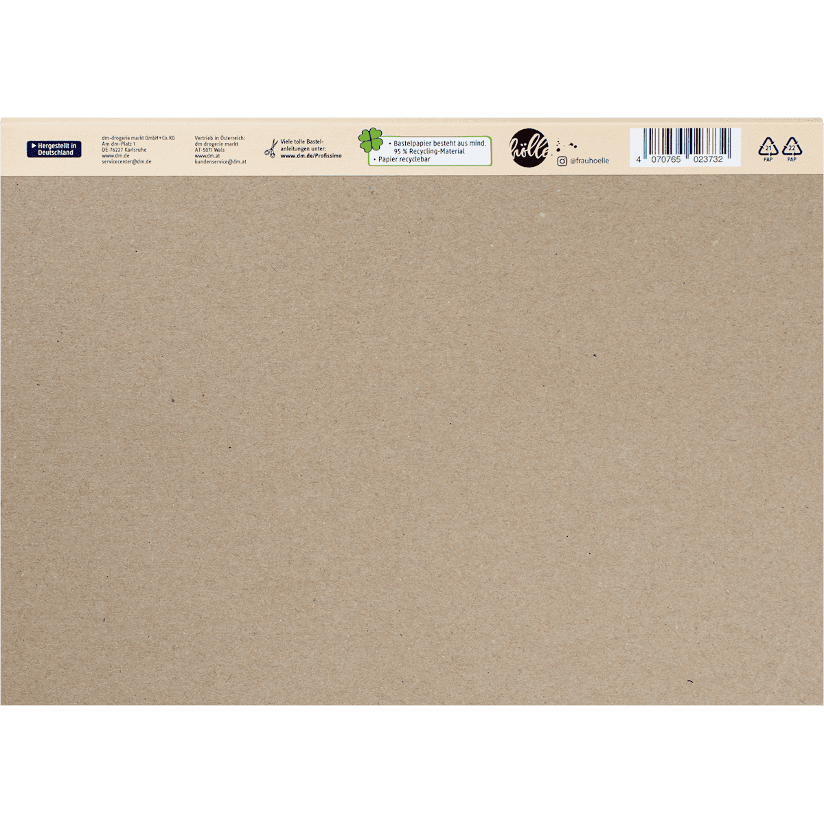 Profissimo Papier de bricolage (DIN A4), 1 pièce (Profissimo Bastelpapier (DIN A4), 1 St) — produit allemand authentique au Maroc