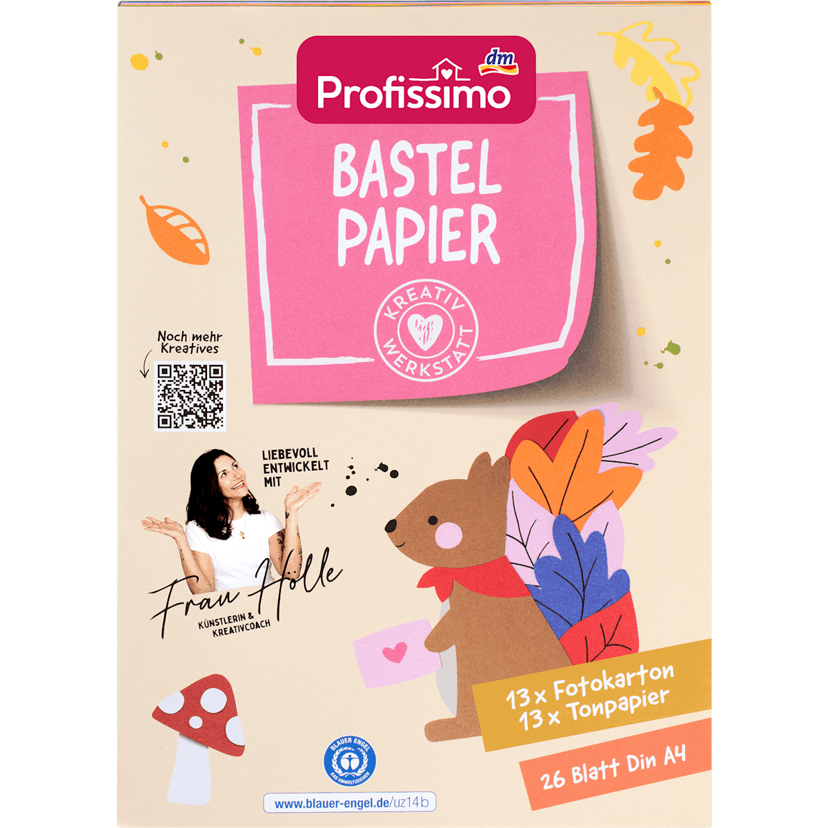 Profissimo Papier de bricolage (DIN A4), 1 pièce (Profissimo Bastelpapier (DIN A4), 1 St) — produit allemand authentique au Maroc