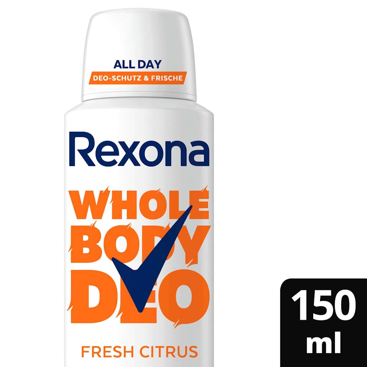 Rexona Deodorant spray Whole Body Fresh Citrus, 150 ml — authentic German product in Morocco