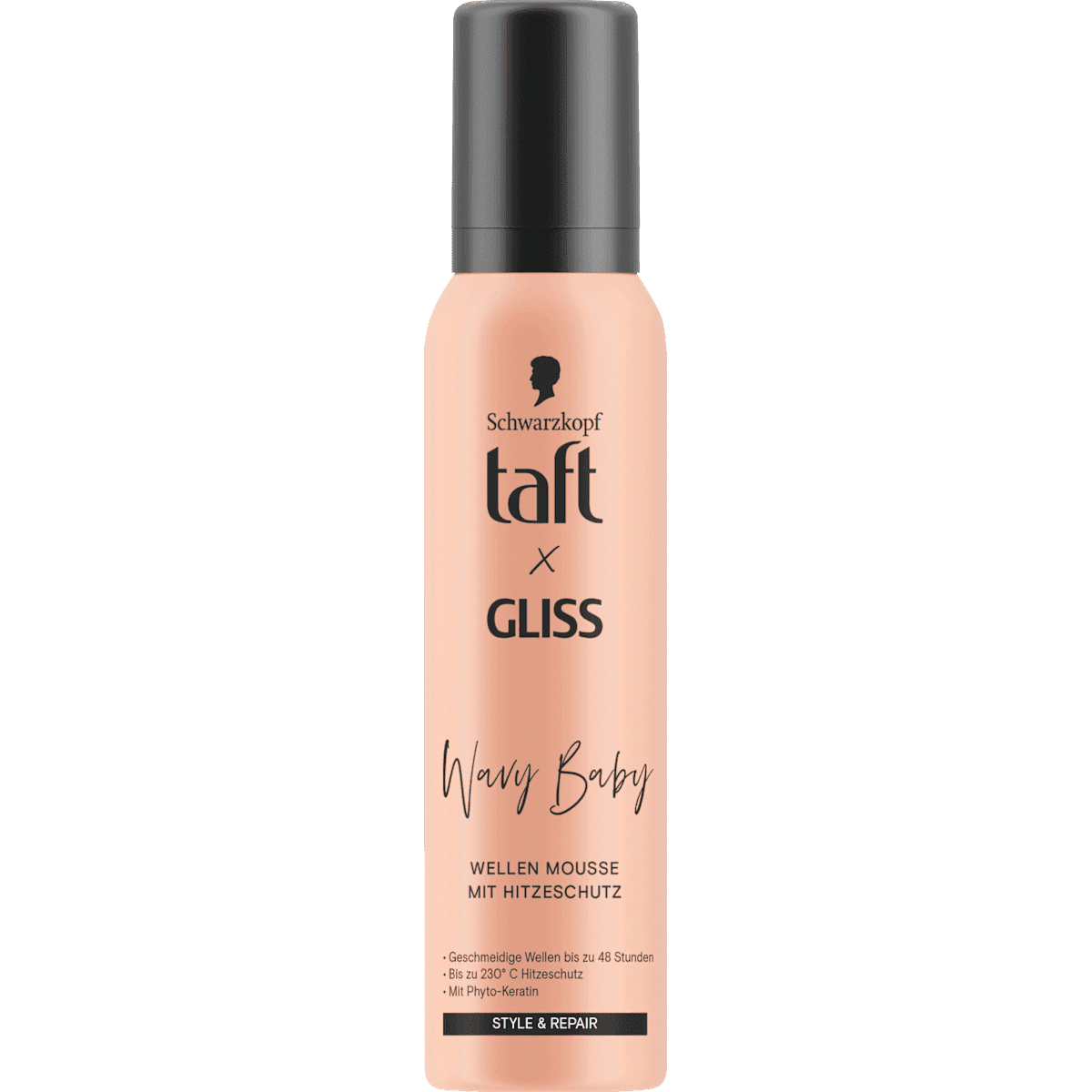 Schwarzkopf taft Mousse coiffante Mousse ondulations Taft x Gliss Wavy Baby, 150 ml — منتج ألماني أصلي في المغرب