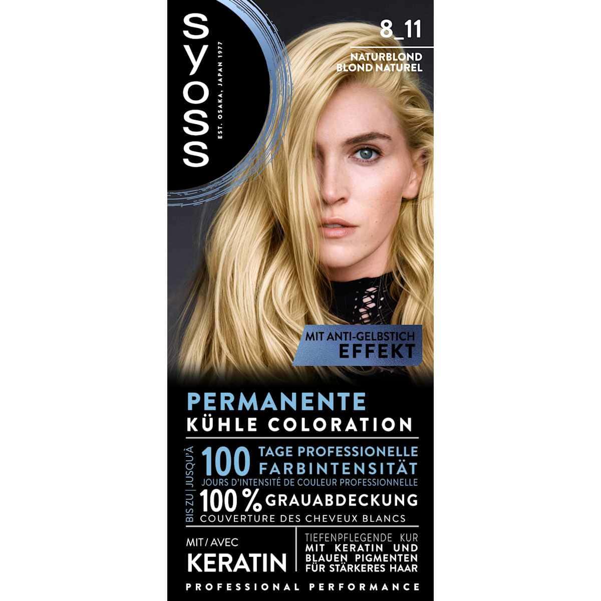 Syoss Coloration 8_11 Naturblond, 1 pièce — منتج ألماني أصلي في المغرب