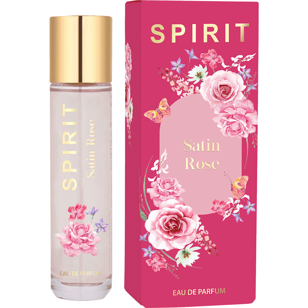 SPIRIT Satin rose Eau de Parfum, 30 ml — produit allemand authentique au Maroc