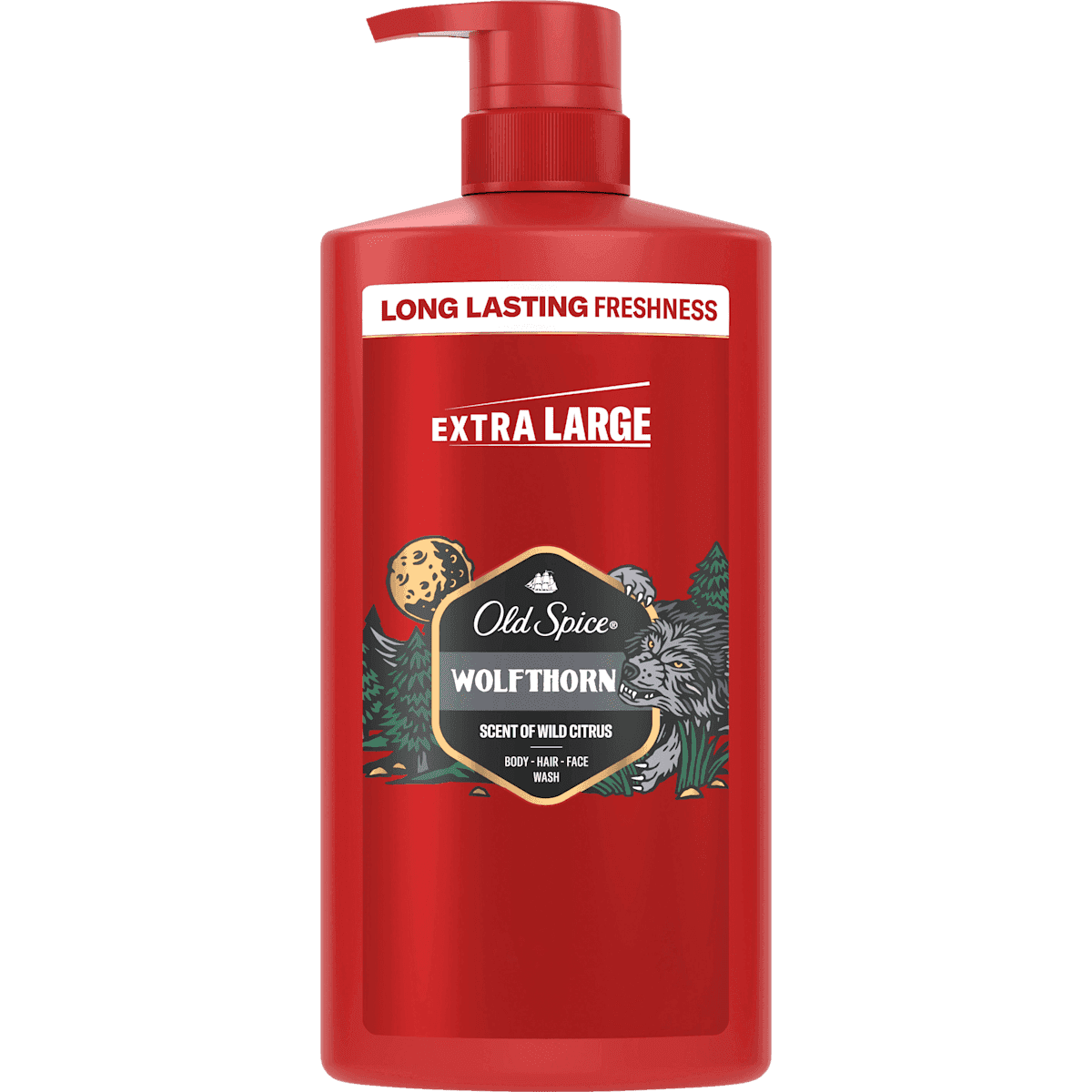Old Spice Gel douche Wolfthorn 3in1, 800 ml (Old Spice Duschgel Wolfthorn 3in1, 800 ml) — منتج ألماني أصلي في المغرب