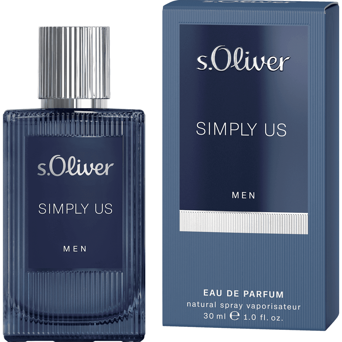s.Oliver Simply Us Men Eau de Parfum, 30 ml — produit allemand authentique au Maroc