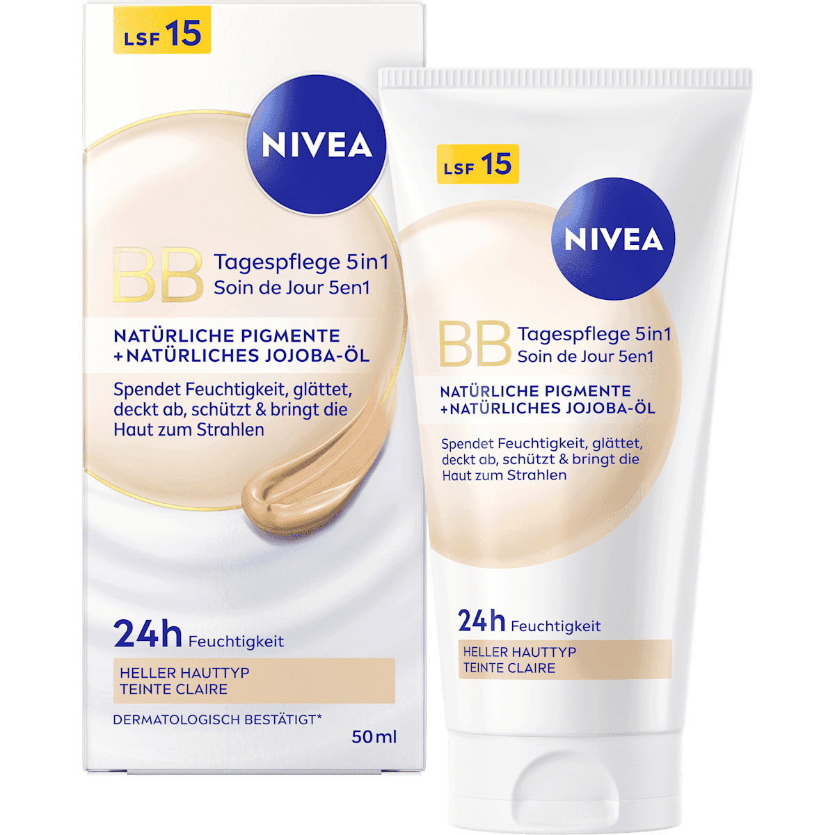 NIVEA BB cream Essentials 5in1 fair skin, LSF 15, 50 ml — authentic German product in Morocco