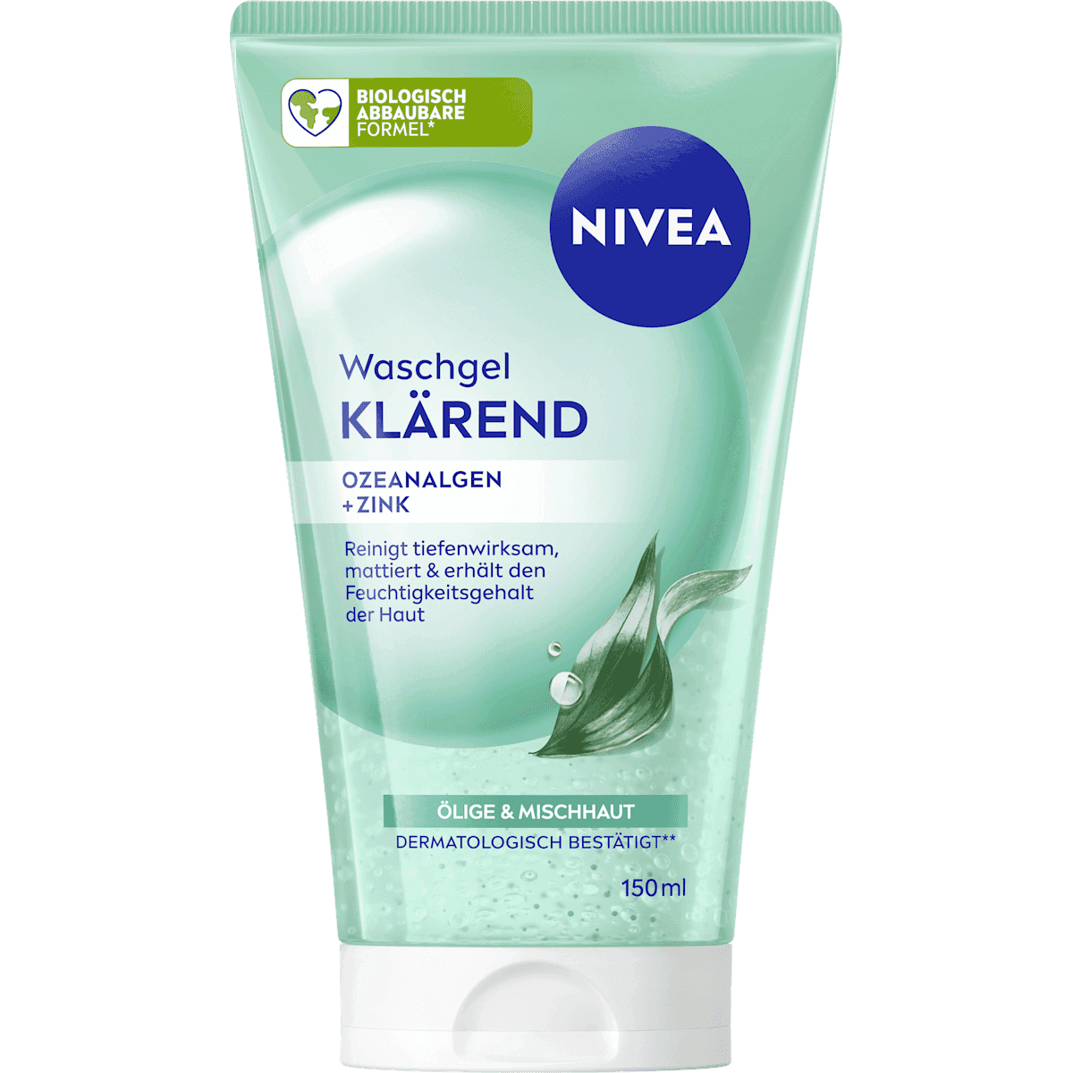 NIVEA Gel nettoyant avec micro-grains purifiants, 150 ml — produit allemand authentique au Maroc