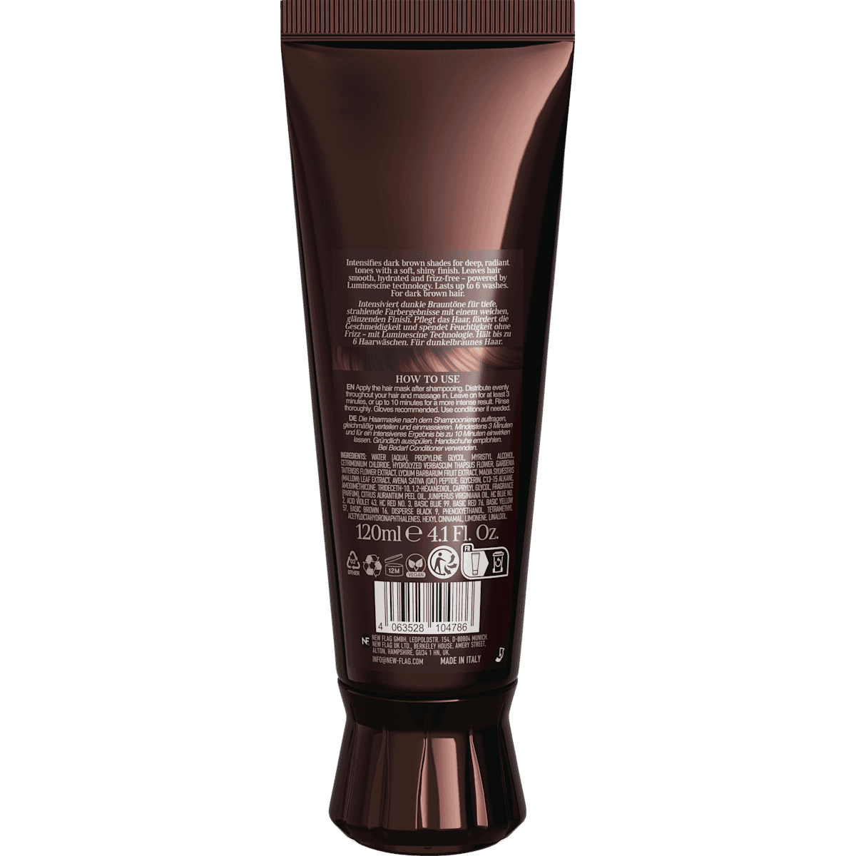 NEQI Glossing Dark Brown, 120 ml — produit allemand authentique au Maroc