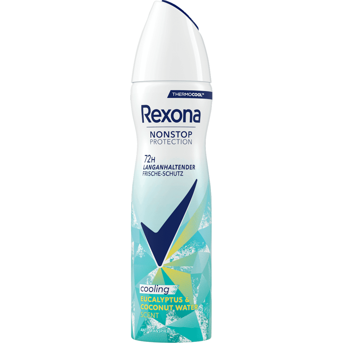 Rexona antiperspirant Deodorant spray Cooling Eucalyptus & Coconut Water, 150 ml (Rexona Antitranspirant Deospray Cooling Eucalyptus & Coconut Water, 150 ml) — authentic German product in Morocco