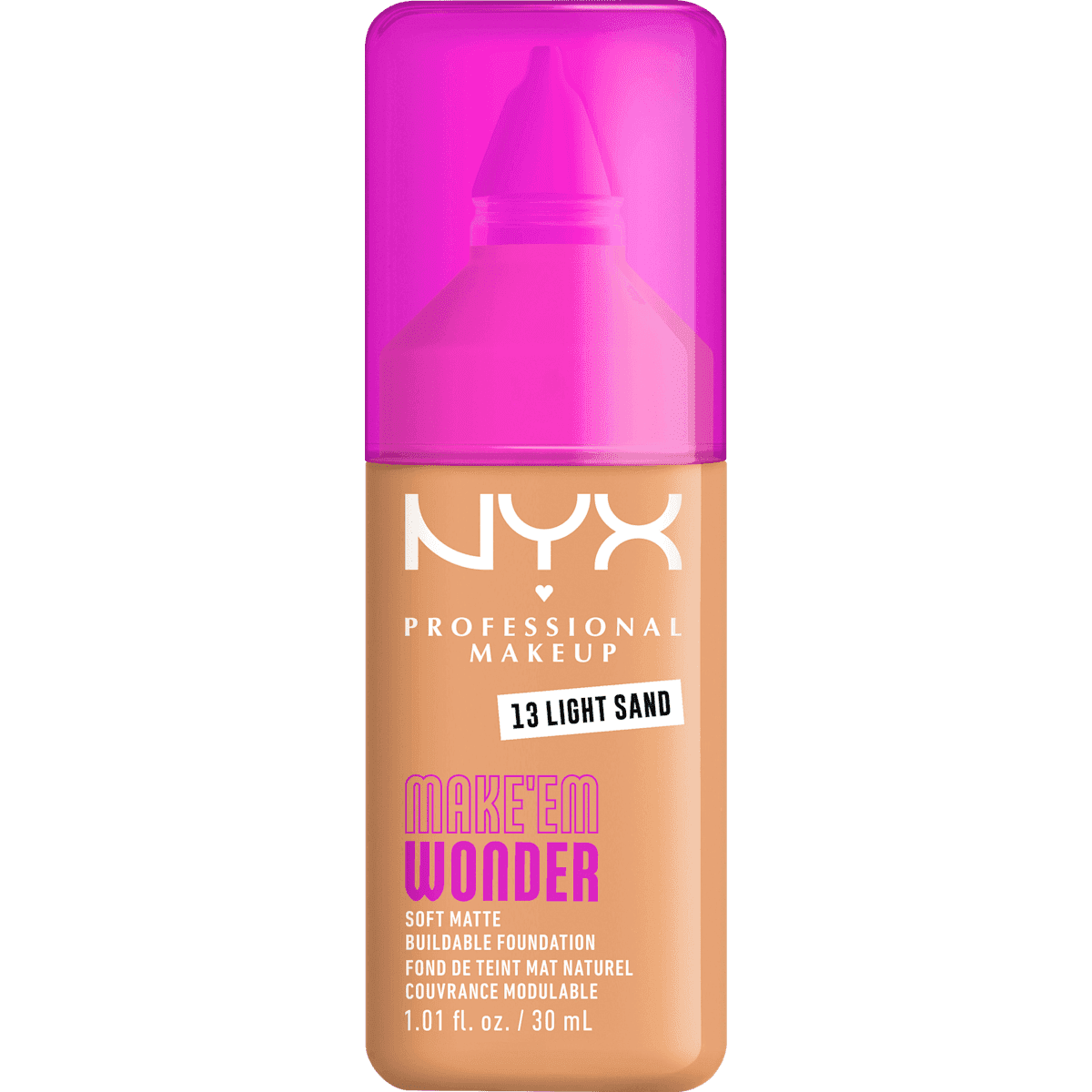 NYX PROFESSIONAL MAKEUP Foundation Make 'EM Wonder 13, 30 ml — produit allemand authentique au Maroc