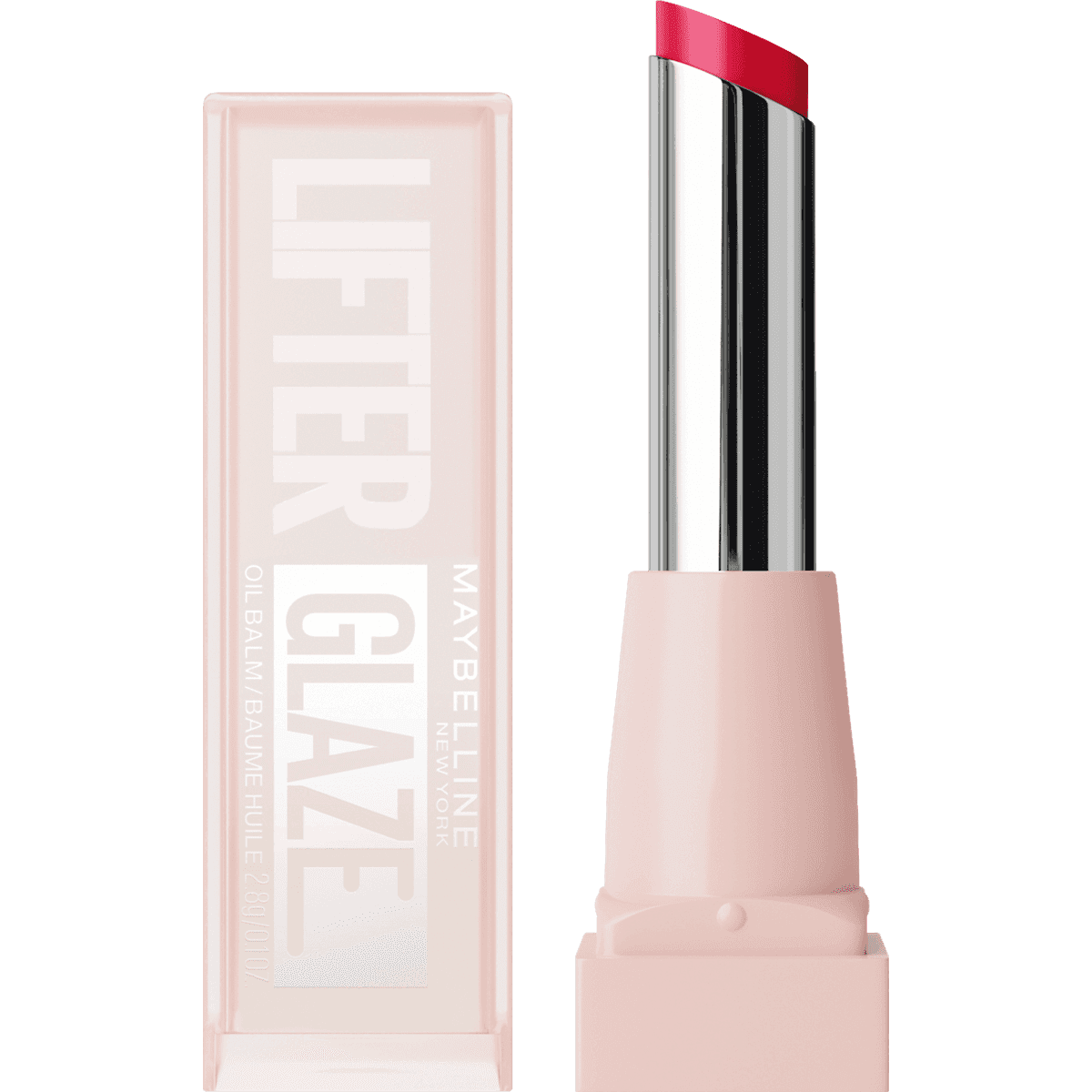 MAYBELLINE NEW YORK Baume à lèvres Lifter Glaze Oil Balm 013 Raspberry Preserve, 2,8 g — produit allemand authentique au Maroc