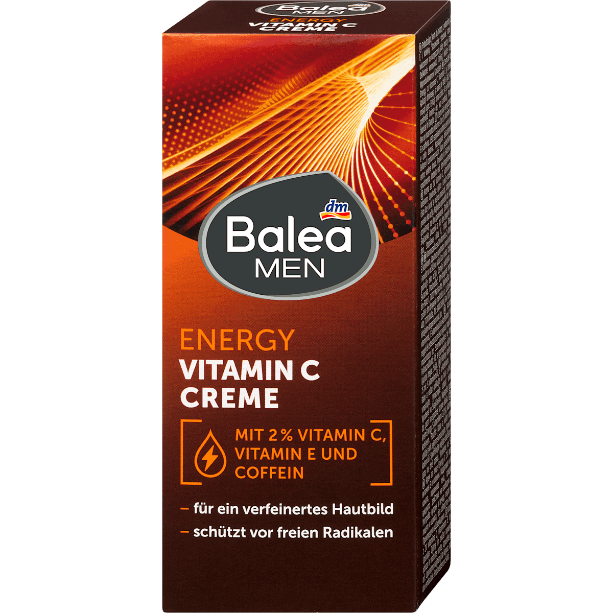 Balea MEN crème visage Energy Vitamine C, 75 ml (Balea MEN Gesichtscreme Energy Vitamin C, 75 ml) — produit allemand authentique au Maroc