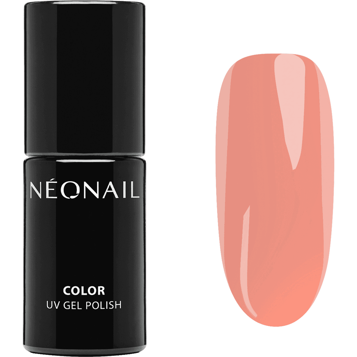 NÉONAIL UV Vernis à ongles Peachy Coral, 7,2 ml — produit allemand authentique au Maroc