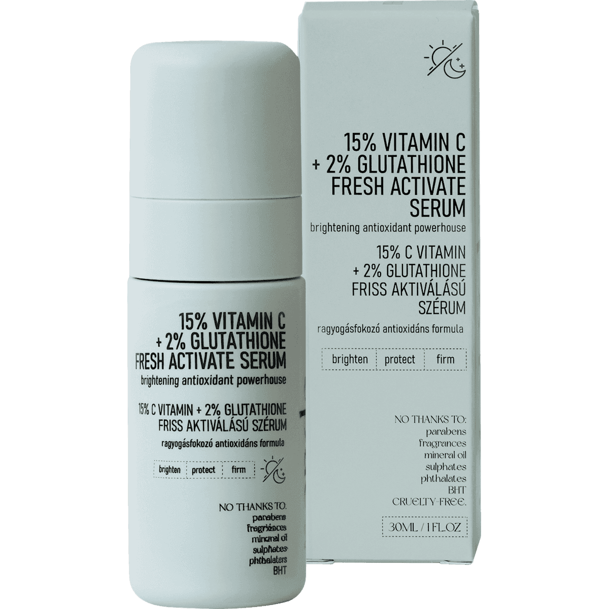 nerds. Sérum visage 15% Vitamine C + 2% Glutathione Fresh Active, 30 ml — منتج ألماني أصلي في المغرب