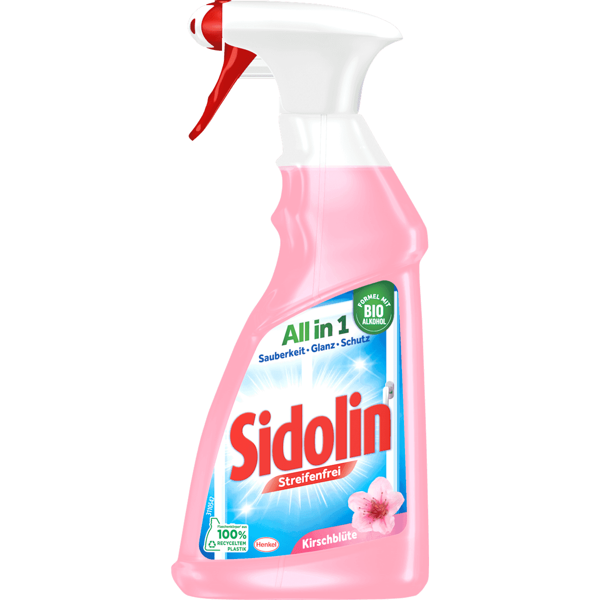 Sidolin Nettoyant vitres fleur de cerisier, 500 ml — produit allemand authentique au Maroc