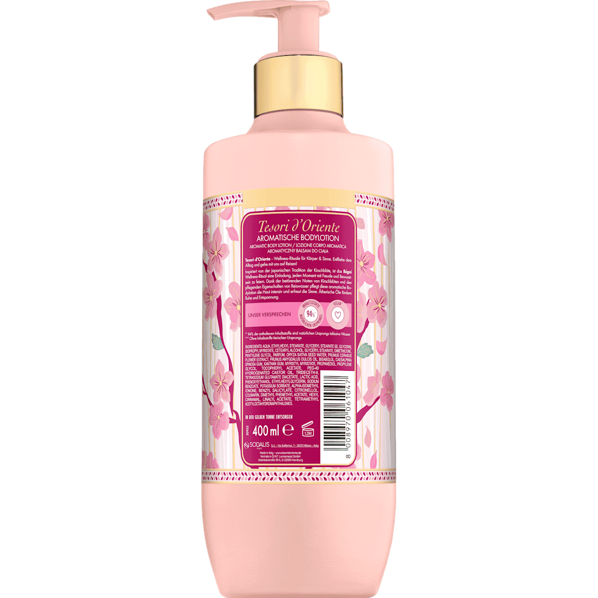 Tesori d'Oriente Lait corporel Ikigai, 400 ml (Tesori d'Oriente Bodylotion Ikigai, 400 ml) — منتج ألماني أصلي في المغرب