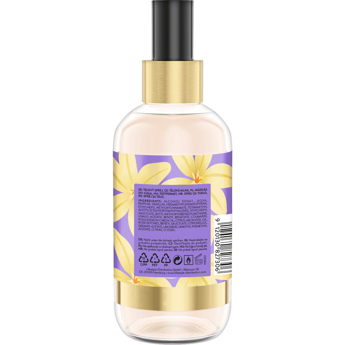 Ivy&Lane Vanilla Bomb Brume corporelle Body Mist, 200 ml (Ivy&Lane Vanilla Bomb Körperspray Body Mist, 200 ml) — produit allemand authentique au Maroc
