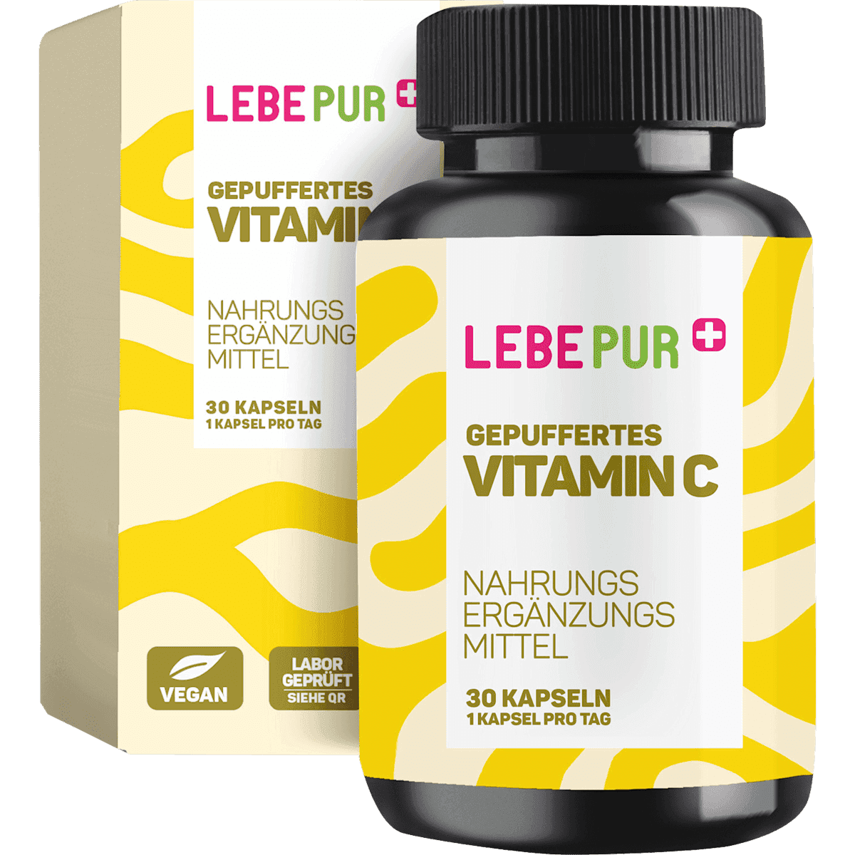 Lebepur Vitamine C gélules 30 pièces, 21 g — produit allemand authentique au Maroc