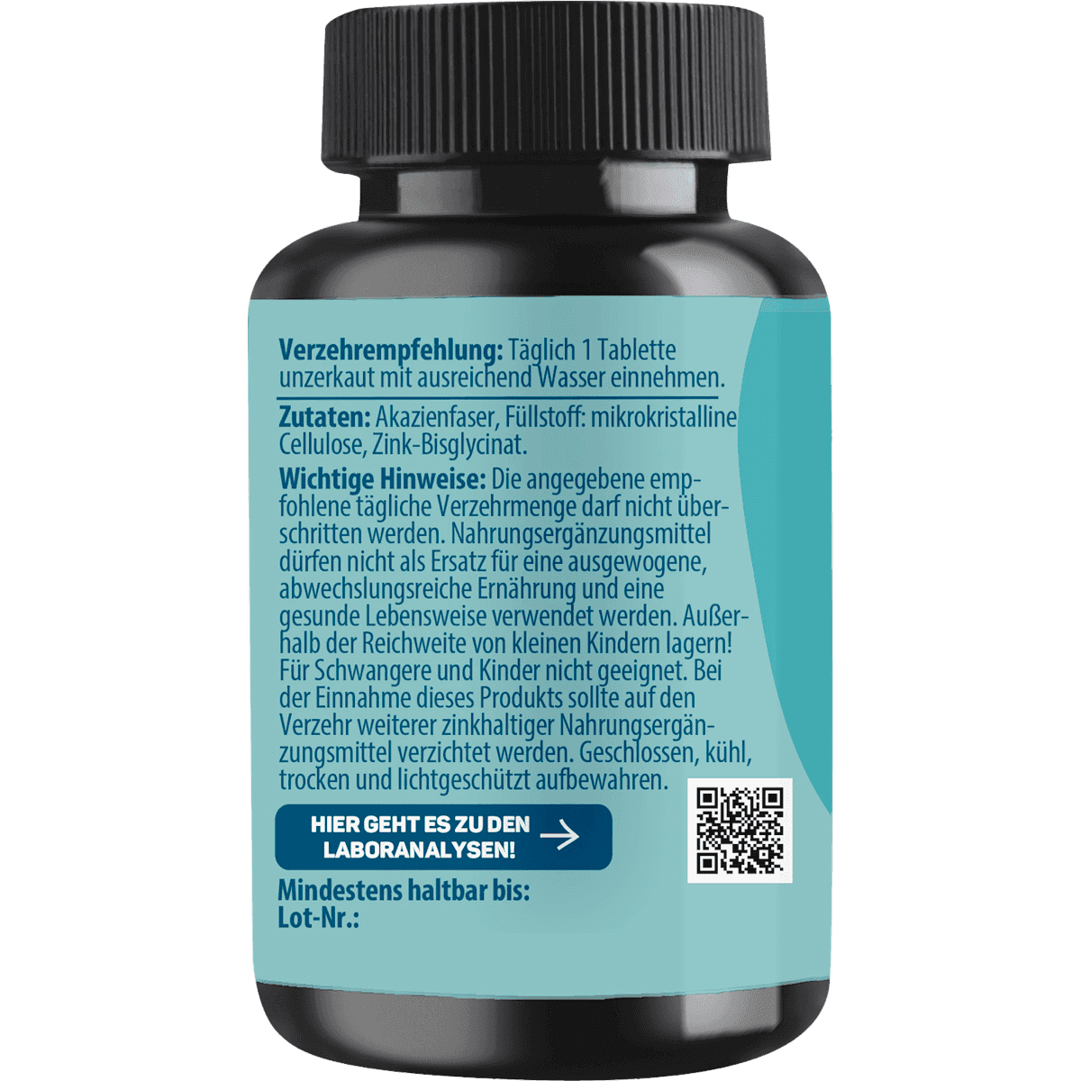 Lebepur Zinc comprimés 180 pièces, 45 g (Lebepur Zink Tabletten 180 St, 45 g) — produit allemand authentique au Maroc