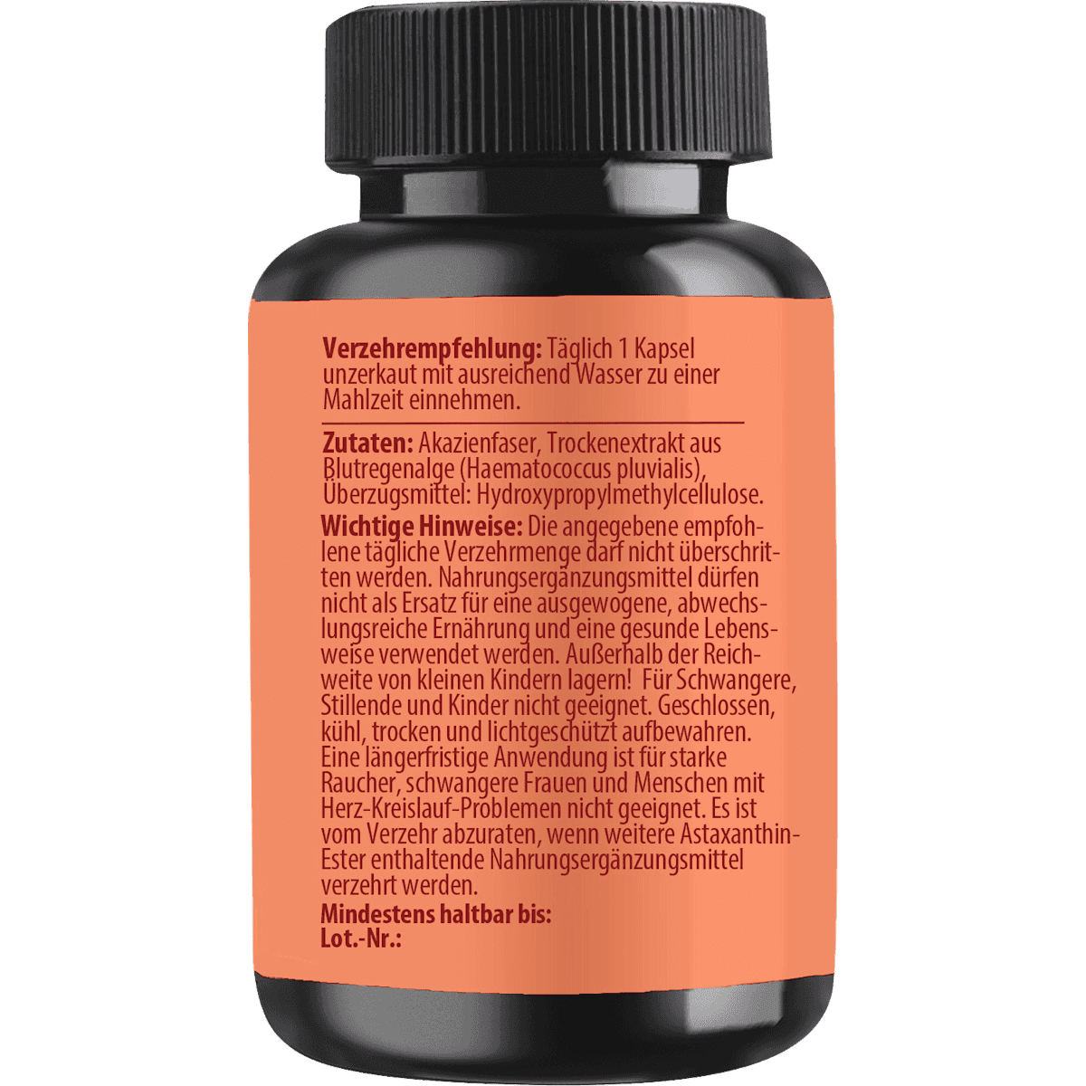 Lebepur Astaxanthin gélules 30 pièces, 14,1 g (Lebepur Astaxanthin Kapseln 30 St, 14,1 g) — produit allemand authentique au Maroc