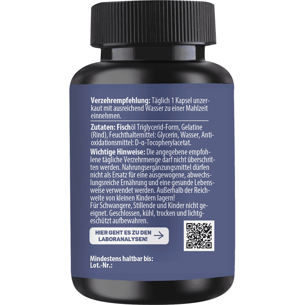 Lebepur Omega 3 huile de poisson gélules 60 pièces, 82,8 g (Lebepur Omega 3 Fischöl Kapseln 60 St, 82,8 g) — produit allemand authentique au Maroc