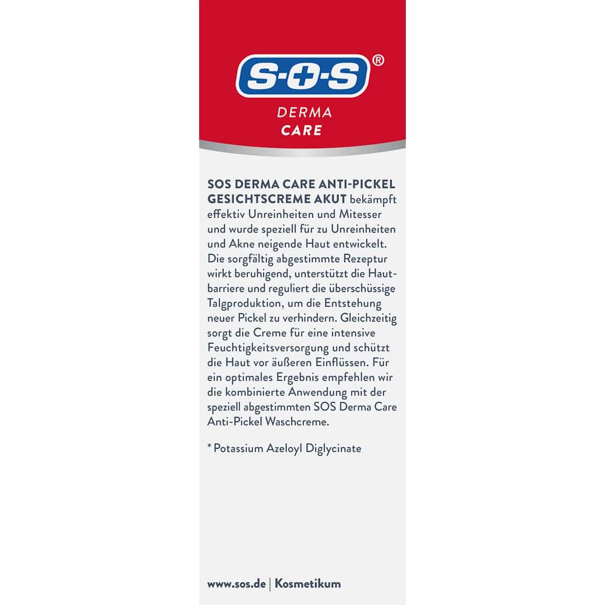 SOS crème visage Anti-Pickel Akut, 50 ml (SOS Gesichtscreme Anti-Pickel Akut, 50 ml) — منتج ألماني أصلي في المغرب