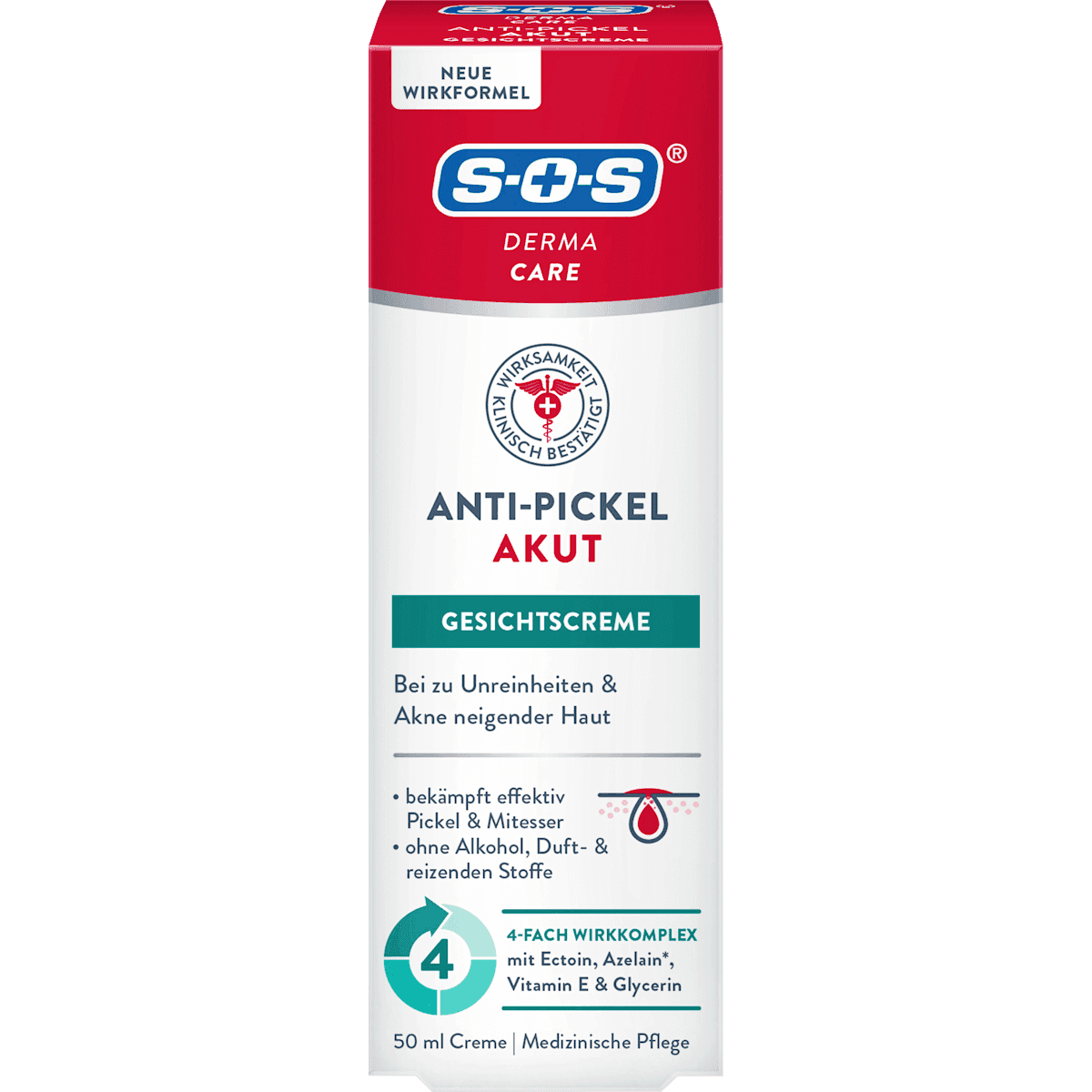 SOS face cream Anti-Pickel Akut, 50 ml — authentic German product in Morocco