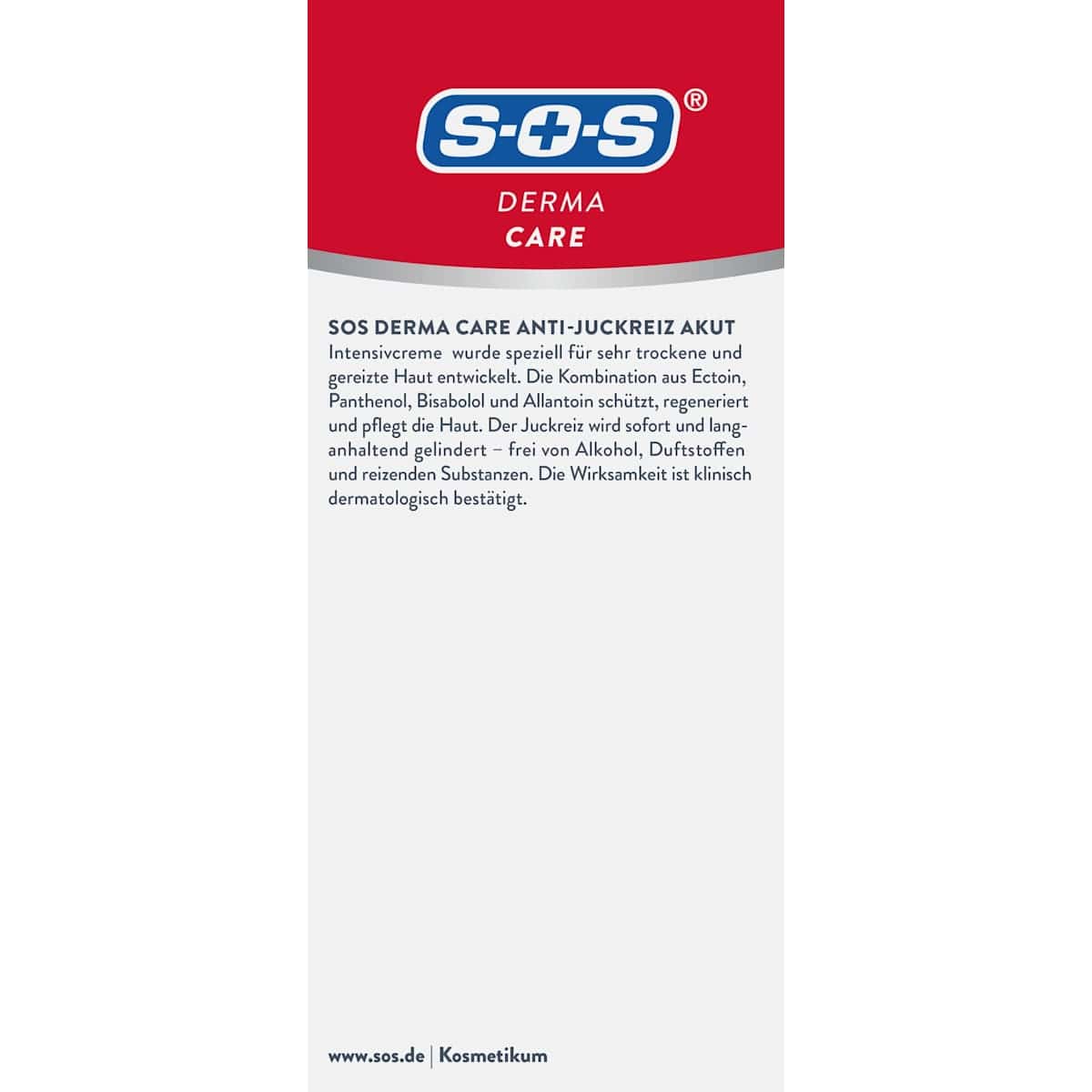 SOS Anti-Juckreiz crème Akut, 100 ml — produit allemand authentique au Maroc