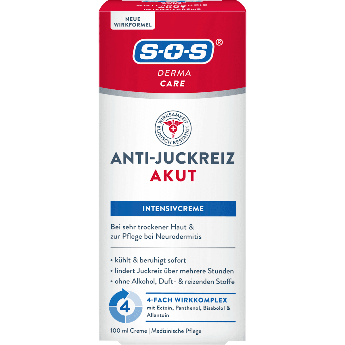 SOS Anti-Juckreiz cream Akut, 100 ml (SOS Anti-Juckreiz Creme Akut, 100 ml) — authentic German product in Morocco