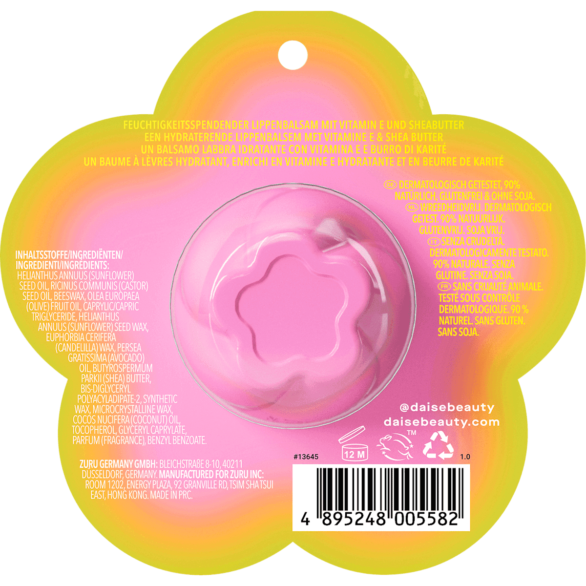 DAISE lip care Lip Balm Watermelon Crush, 7 g (DAISE Lippenpflege Lip Balm Watermelon Crush, 7 g) — authentic German product in Morocco
