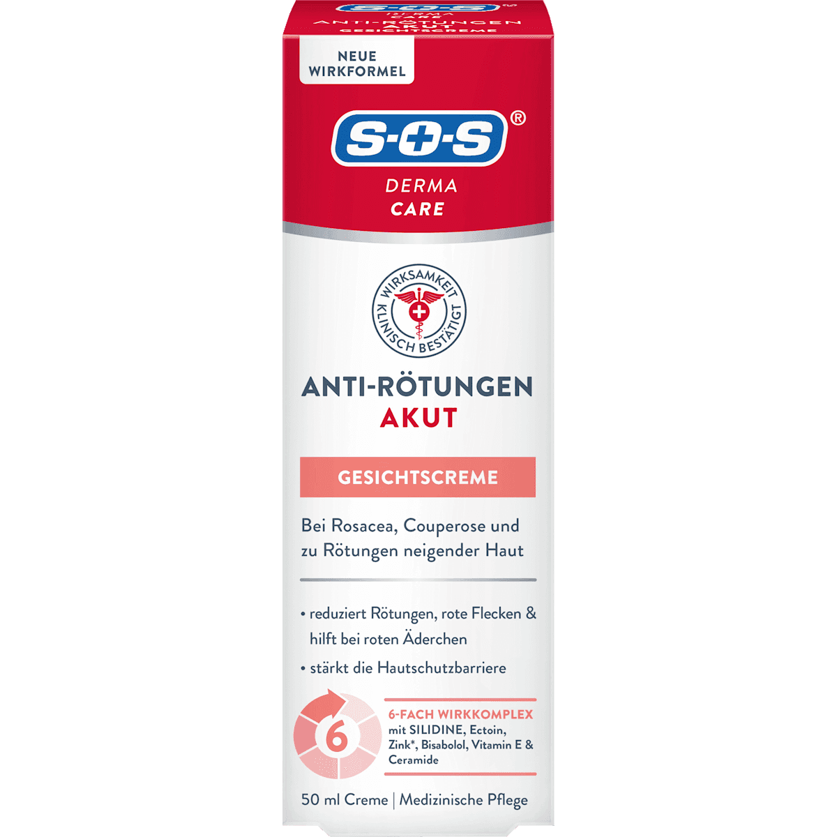 SOS face cream anti-redness Akut, 50 ml — authentic German product in Morocco
