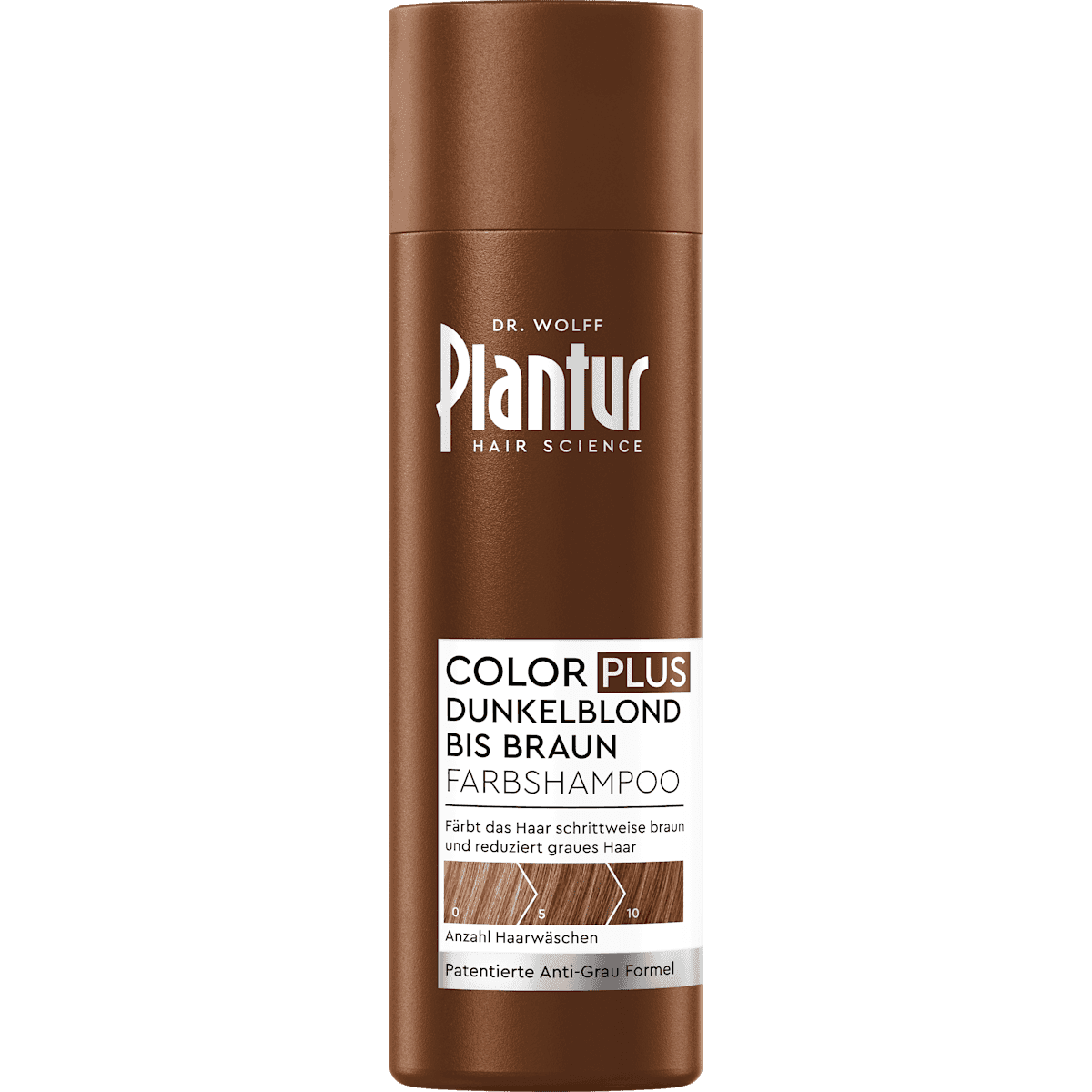 Plantur Shampooing colorant Color Plus blond foncé à brun, 200 ml (Plantur Farbshampoo Color Plus Dunkelblond bis Braun, 200 ml) — produit allemand authentique au Maroc
