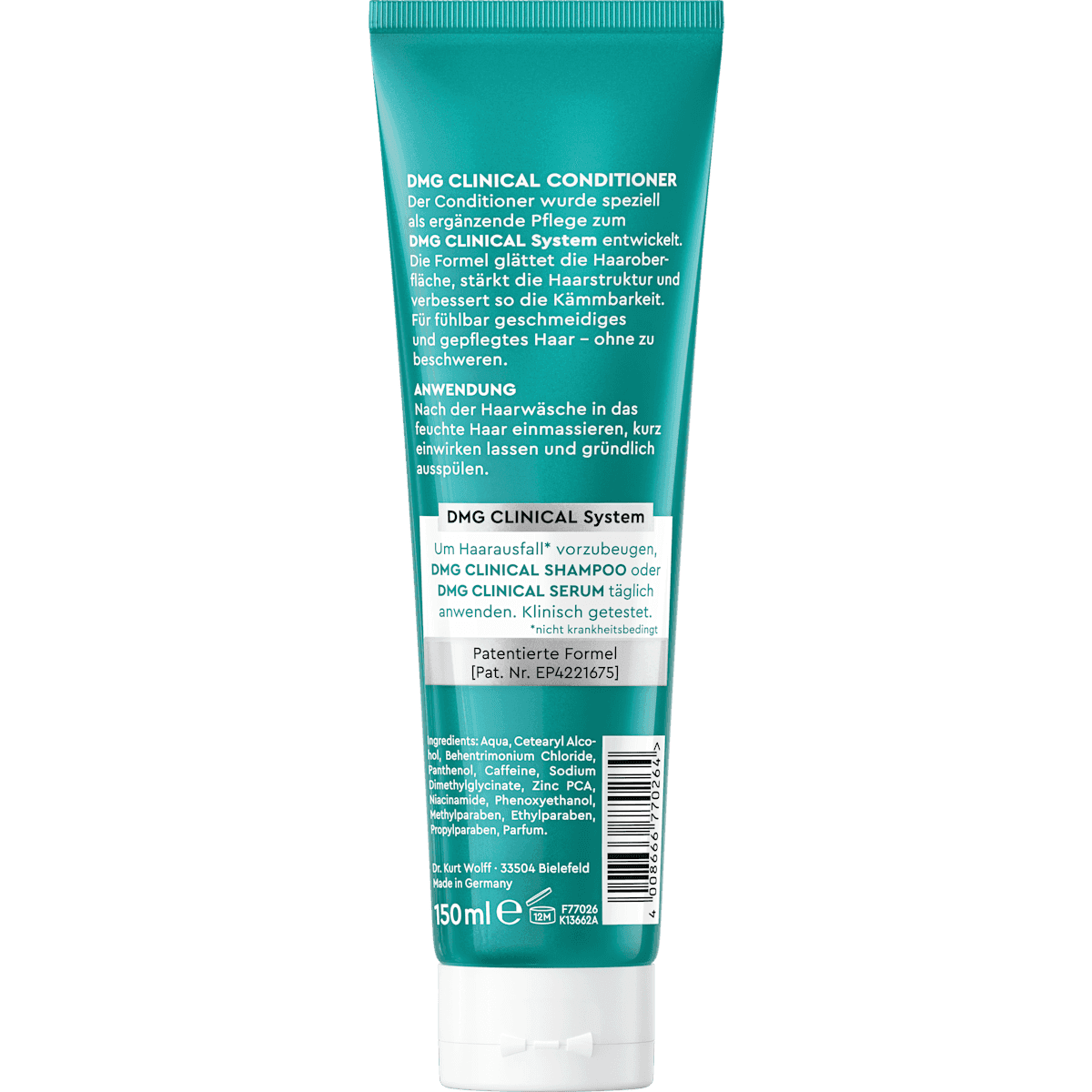 Plantur Conditioner DMG Clinical, 150 ml — produit allemand authentique au Maroc