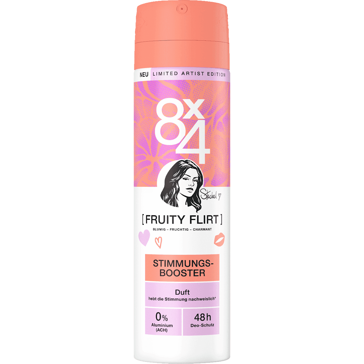 8x4 women Déodorant spray Fruity Flirt, 150 ml — منتج ألماني أصلي في المغرب