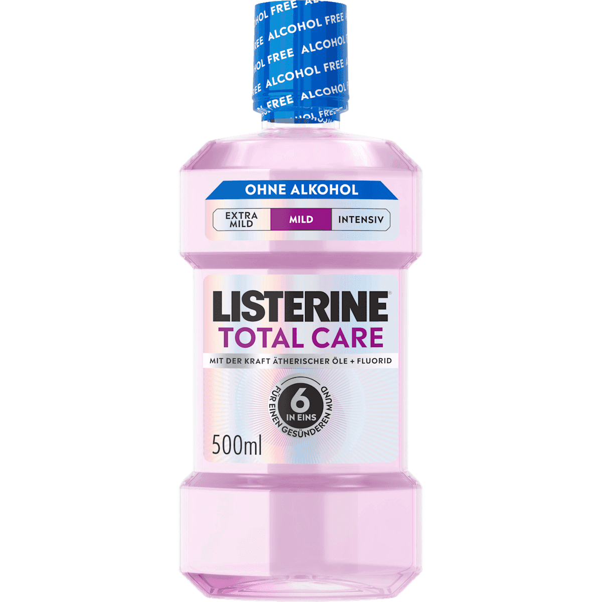 Listerine Bain de bouche Total Care Milde menthe sans alcool, 500 ml — منتج ألماني أصلي في المغرب