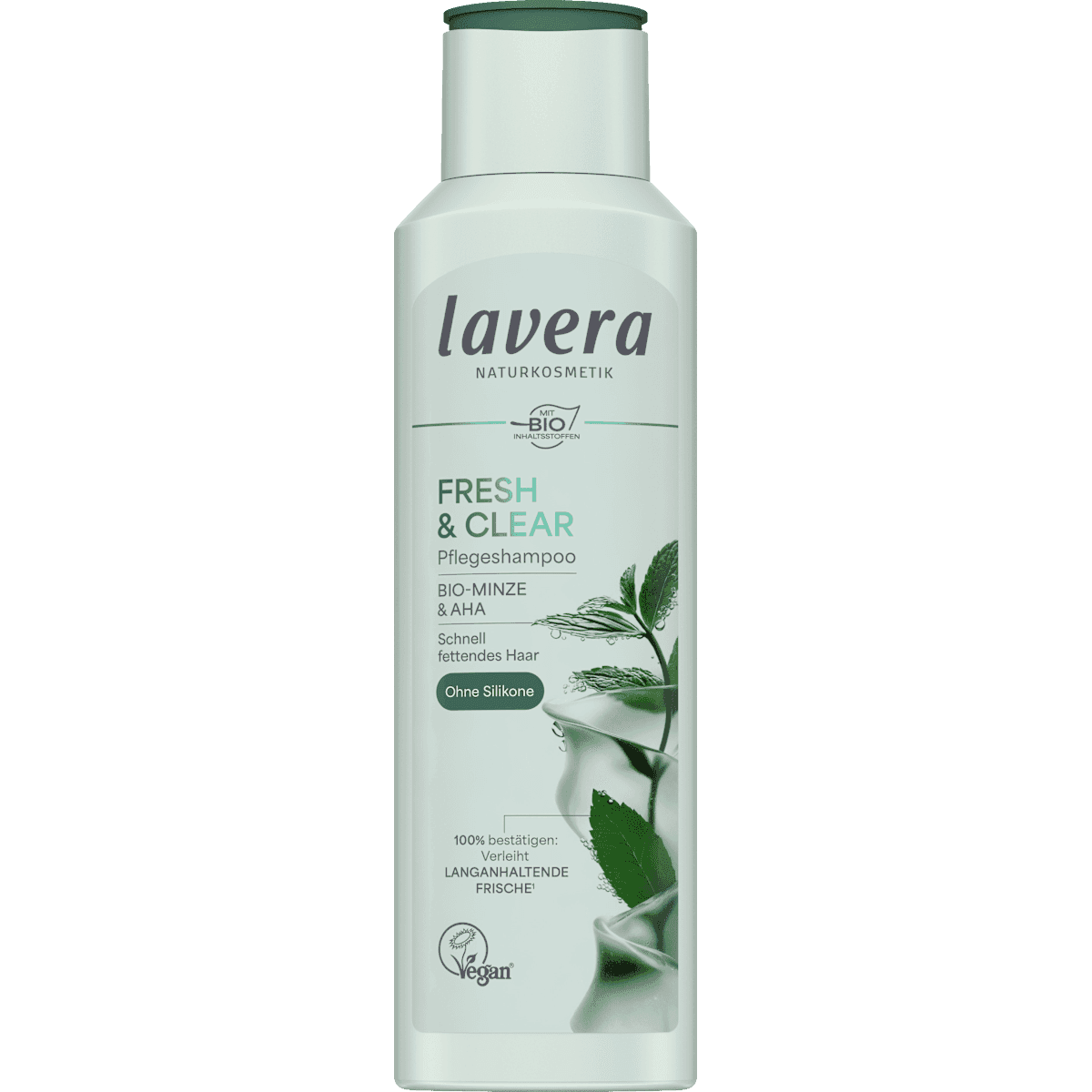 lavera NATURKOSMETIK Shampooing Fresh & Clear, 250 ml (lavera NATURKOSMETIK Shampoo Fresh & Clear, 250 ml) — produit allemand authentique au Maroc
