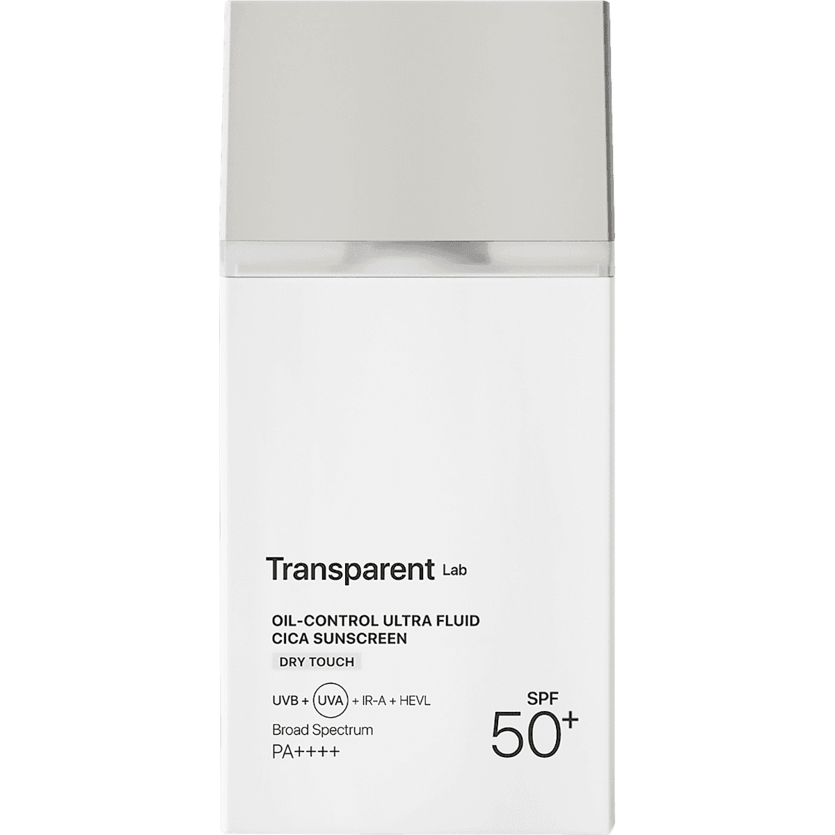 Transparent Lab Fluide visage Oil-Control Ultra Fluid Cica Sunscreen LSF 50+, 100 ml (Transparent Lab Gesichtsfluid Oil-Control Ultra Fluid Cica Sunscreen LSF 50+, 100 ml) — produit allemand authentique au Maroc