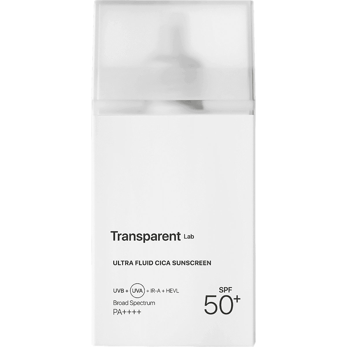 Transparent Lab Fluide visage Ultra Fluid Cica Sunscreen LSF 50+, 100 ml (Transparent Lab Gesichtsfluid Ultra Fluid Cica Sunscreen LSF 50+, 100 ml) — منتج ألماني أصلي في المغرب