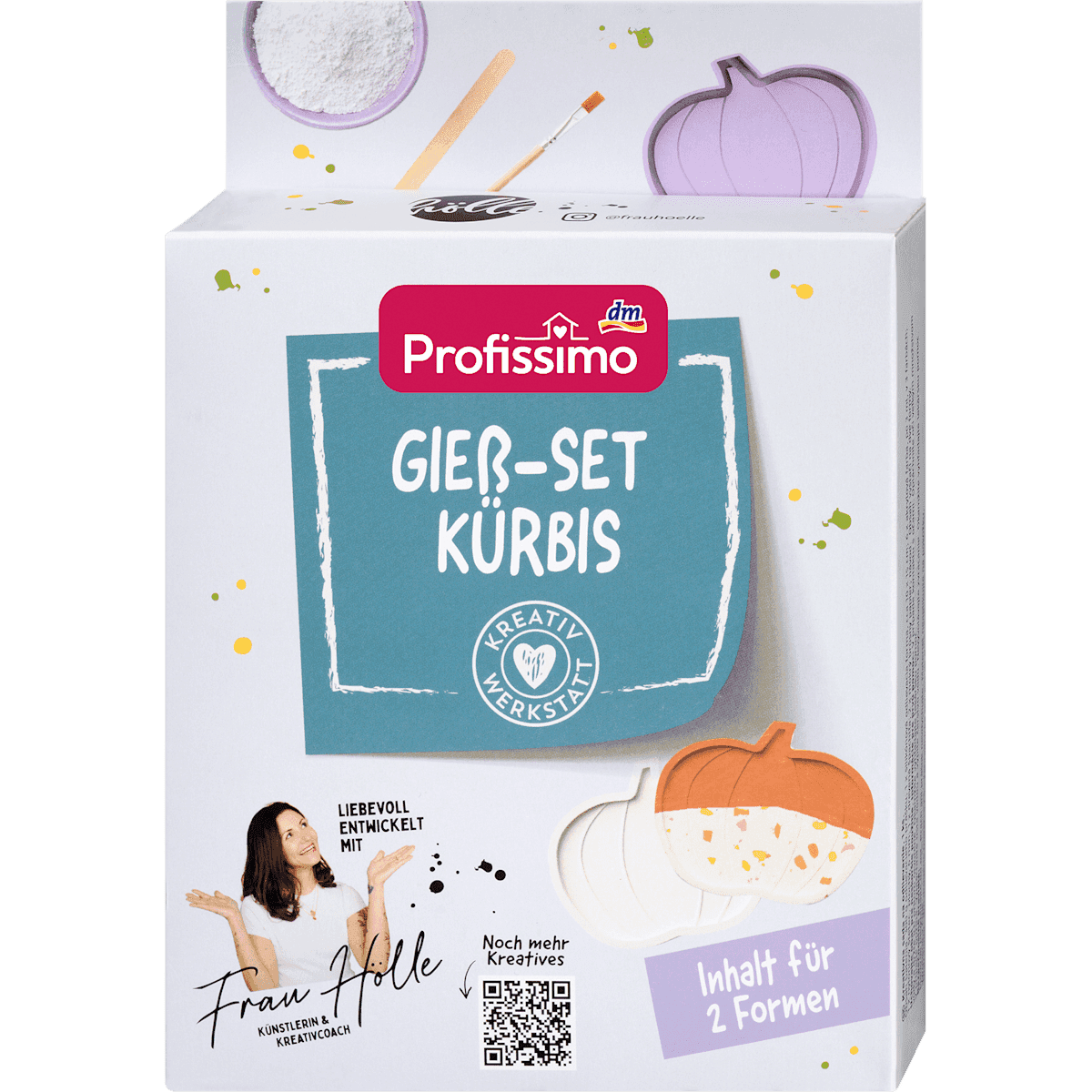 Profissimo Kit de moulage en plâtre courge, 1 pièce (Profissimo Gips Gieß-Set Kürbis, 1 St) — produit allemand authentique au Maroc