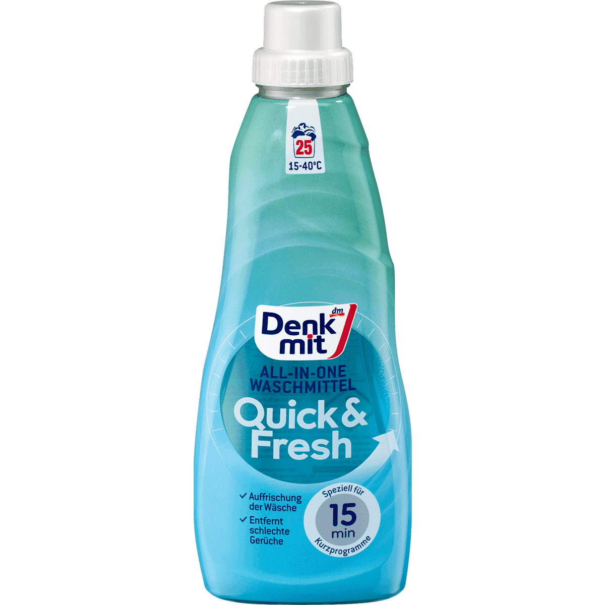 Denkmit Lessive All-in-One Quick & Fresh, 25 lavages — منتج ألماني أصلي في المغرب