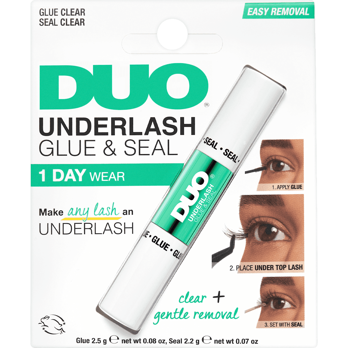 DUO Colle à faux cils Underlash Glue & Seal, 2,5 g — produit allemand authentique au Maroc