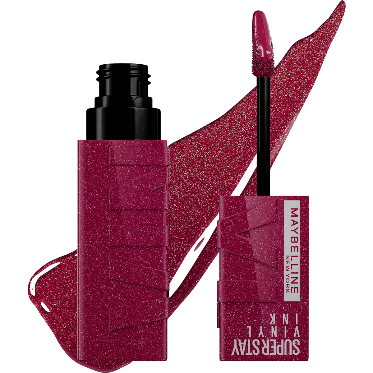 MAYBELLINE NEW YORK Rouge à lèvres Super Stay Vinyl Ink 903 Amethyst Glimmer Edition, 4,2 ml — produit allemand authentique au Maroc