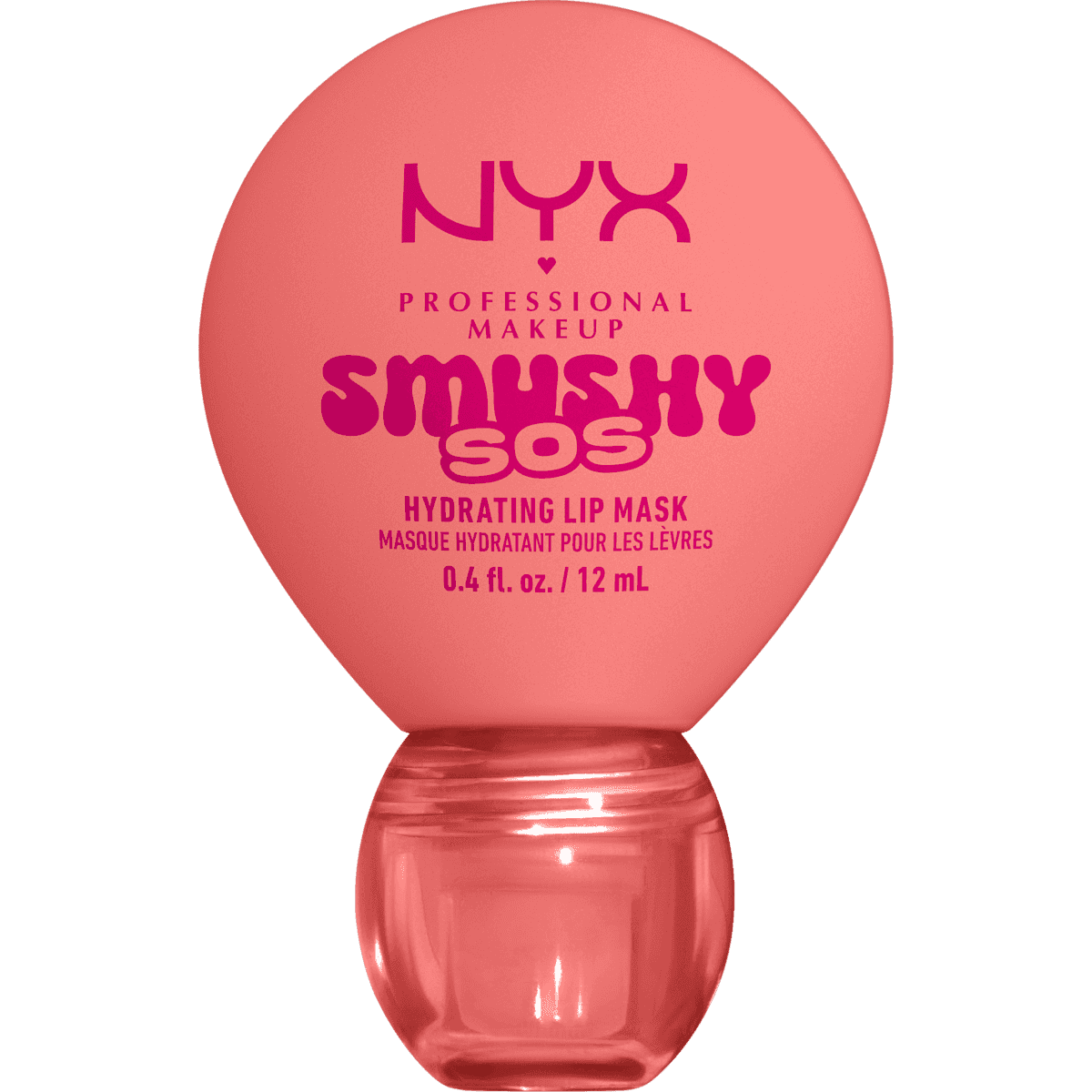 NYX PROFESSIONAL MAKEUP Masque lèvres Smushy SOS Hydrating 03 Peachy Pamper, 12 ml — produit allemand authentique au Maroc