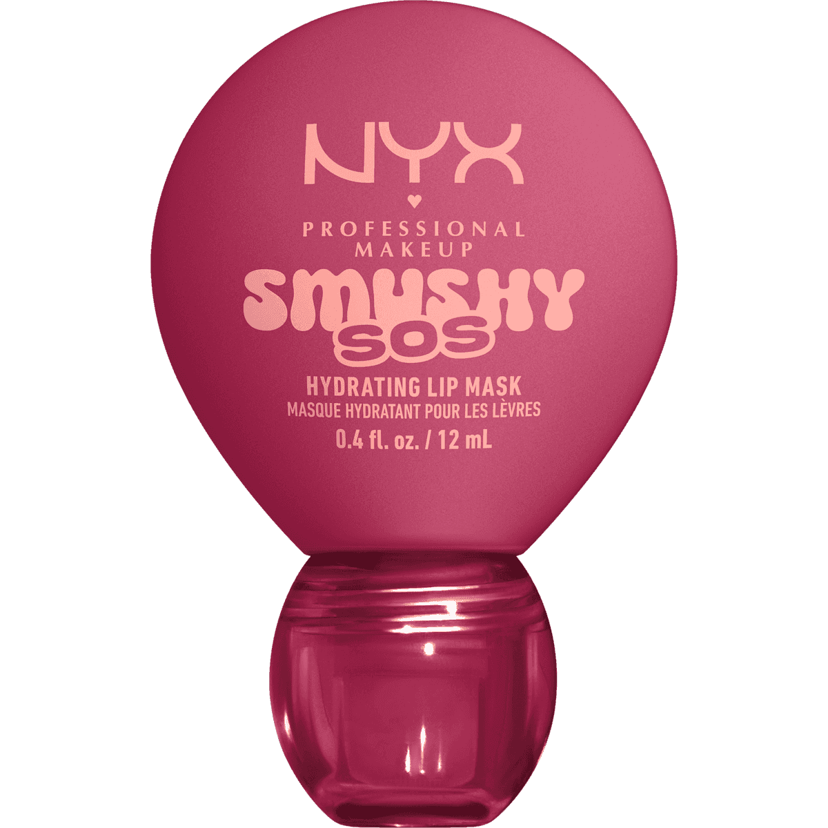NYX PROFESSIONAL MAKEUP Masque lèvres Smushy SOS Hydrating 06 rose Recharge, 12 ml — produit allemand authentique au Maroc