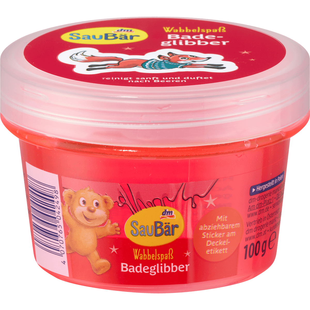SauBär Child bubble bath Badeglibber Wabbelspaß, 1 pc (SauBär Kinder Badezusatz Badeglibber Wabbelspaß, 1 St) — authentic German product in Morocco