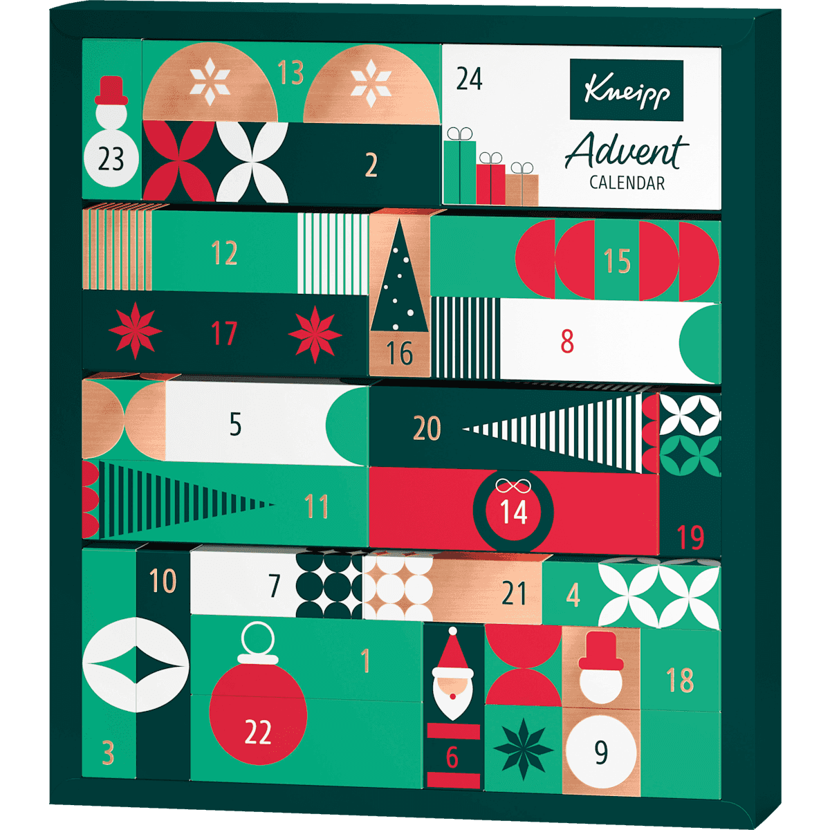 Kneipp Calendrier de l'avent 2026, 1 pièce (Kneipp Adventskalender 2026, 1 St) — produit allemand authentique au Maroc