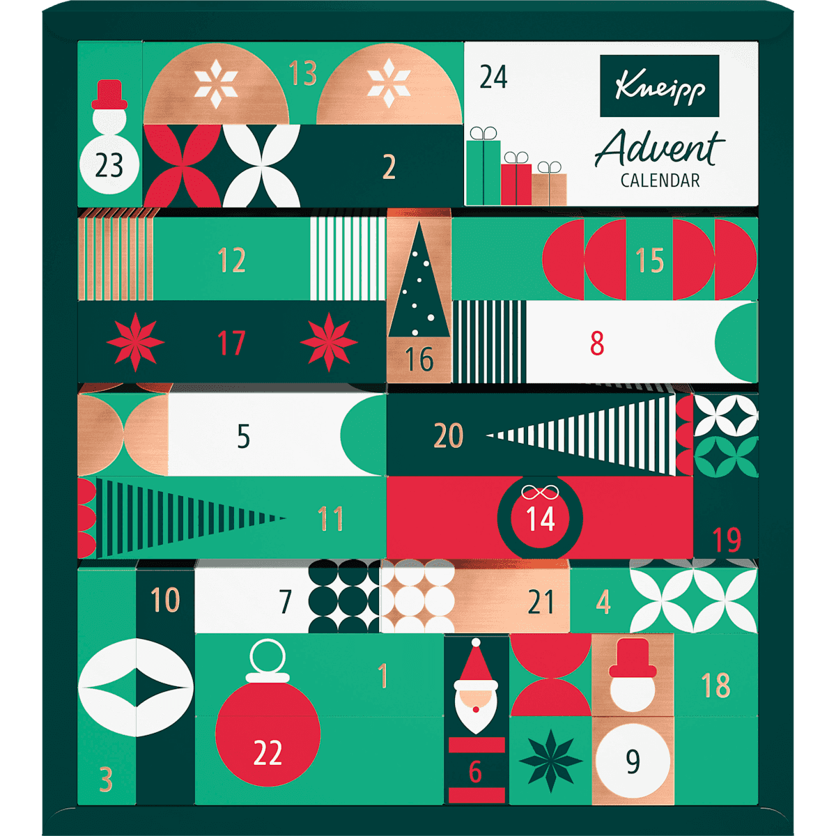 Kneipp Calendrier de l'avent 2026, 1 pièce — produit allemand authentique au Maroc