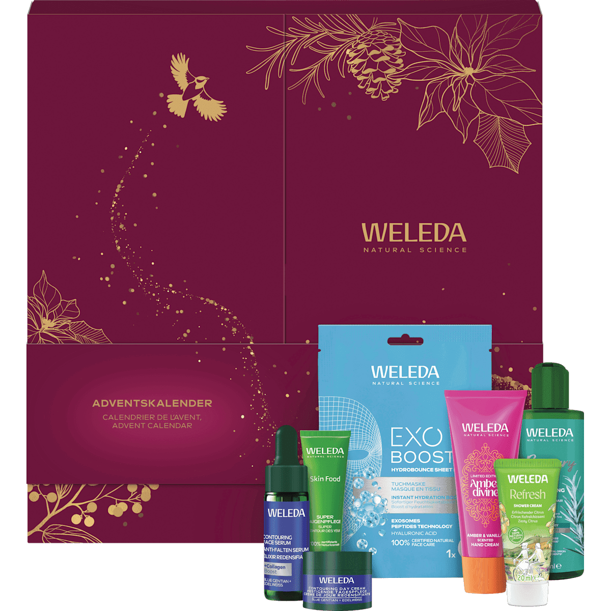 Weleda Calendrier l'avent 2026 Naturkosmetik, 1 pc (Weleda Adventskalender 2026 Naturkosmetik, 1 St) — authentic German product in Morocco