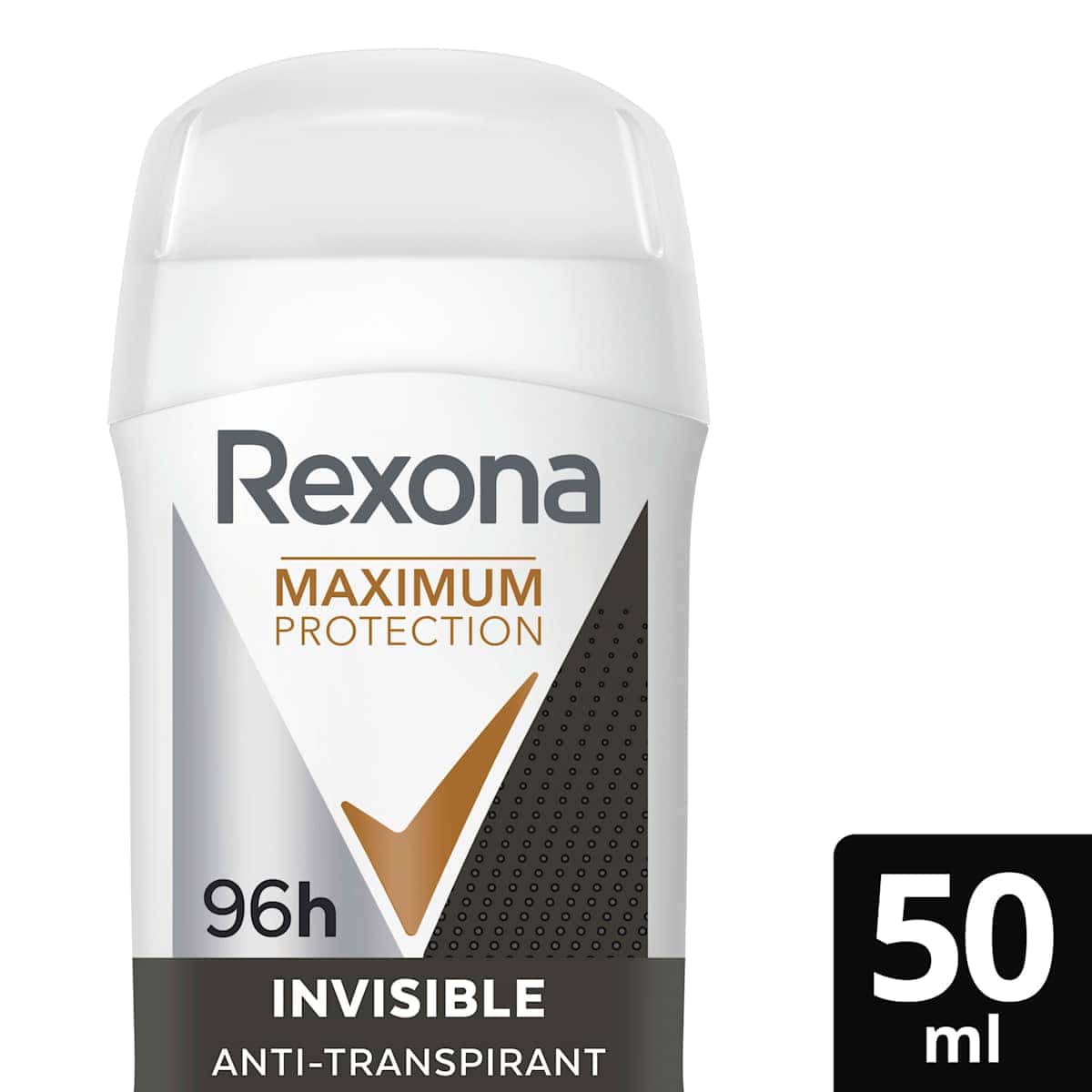 Rexona antiperspirant Deodorant stick Maximum Protection Invisible, 50 ml (Rexona Antitranspirant Deostick Maximum Protection Invisible, 50 ml) — authentic German product in Morocco