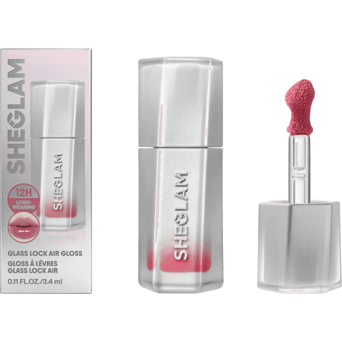SHEGLAM Gloss Glass Lock Air 311 That's My Jam, 3,4 ml (SHEGLAM Lipgloss Glass Lock Air 311 That's My Jam, 3,4 ml) — authentic German product in Morocco