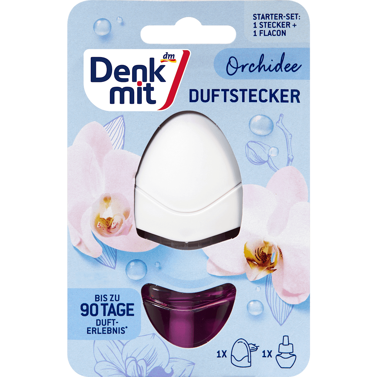 Denkmit Diffuseur électrique de parfum orchidée, 1 pièce — منتج ألماني أصلي في المغرب